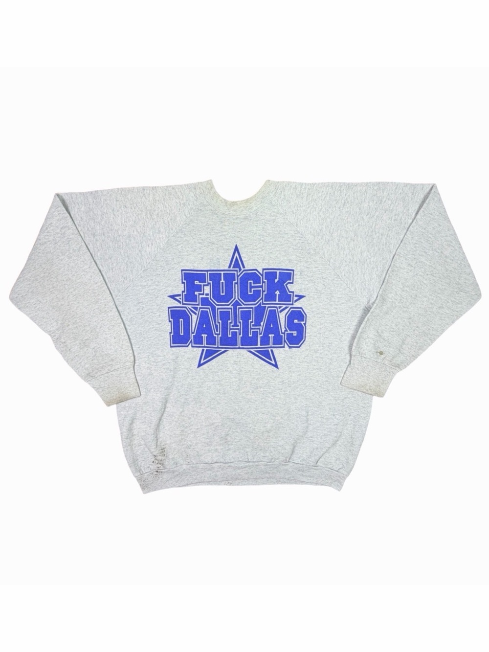 Vintage Fruit of the Loom 1996 F*ck Dallas Crew Neck Sweatshirt - Size XL